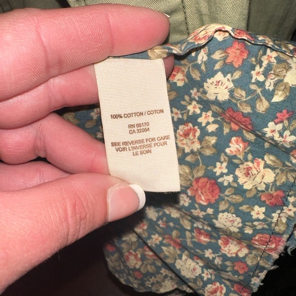 We The Free Sargent Floral Army Utility Jacket| Size:S| NWOT| MSRP: $177 - Picture 6 of 8